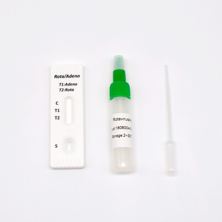 Ротавирусын аденовирус (баас)-ын Combo Rapid Test Kit